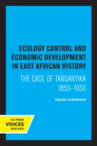 Ecology Control and Economic Development in East African History_cover