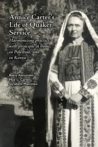 Annice Carter's Life of Quaker Service_cover