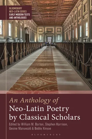 An Anthology of Neo-Latin Poetry by Classical Scholars