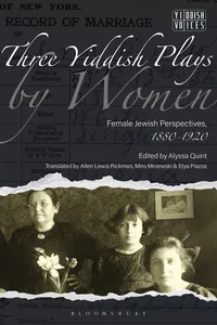 Three Yiddish Plays by Women_cover