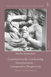 Constitutionally Conforming Interpretation – Comparative Perspectives_cover