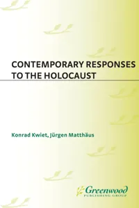 Contemporary Responses to the Holocaust_cover