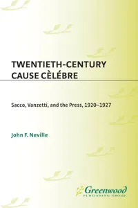 Twentieth-Century Cause Cèlébre_cover