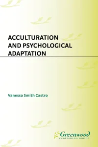 Acculturation and Psychological Adaptation_cover