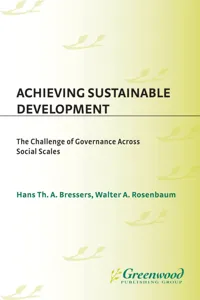 Achieving Sustainable Development_cover