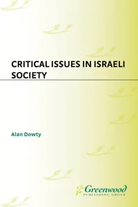 Critical Issues in Israeli Society_cover