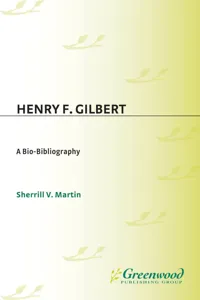 Henry F. Gilbert_cover