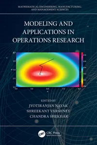 Modeling and Applications in Operations Research_cover