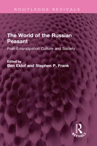 The World of the Russian Peasant_cover