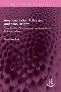 American Indian Policy and American Reform_cover