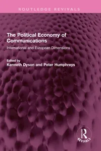 The Political Economy of Communications_cover