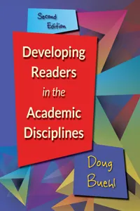 Developing Readers in the Academic Disciplines_cover