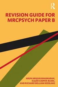 Revision Guide for MRCPsych Paper B_cover