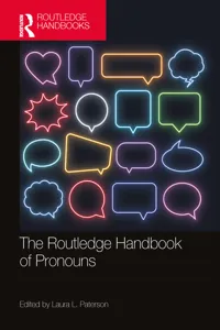 The Routledge Handbook of Pronouns_cover