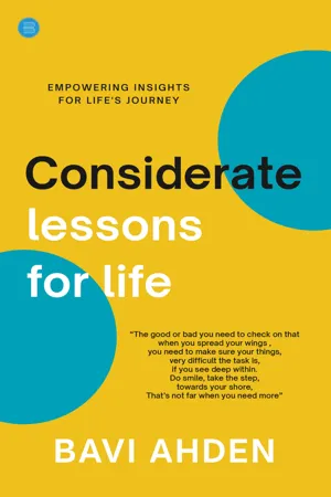 Considerate Lessons for Life