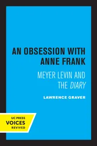 An Obsession with Anne Frank_cover