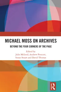 Michael Moss on Archives_cover