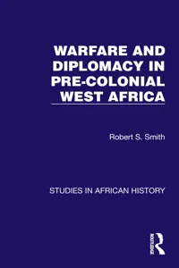 Warfare and Diplomacy in Pre-Colonial West Africa_cover