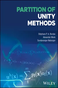 Partition of Unity Methods_cover