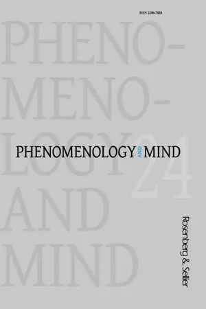 Phenomenology and Mind 24