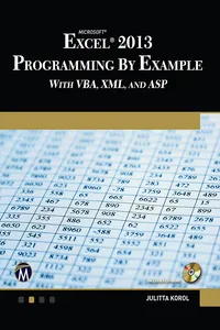 Microsoft Excel 2013 Programming by Example with VBA, XML, and ASP_cover