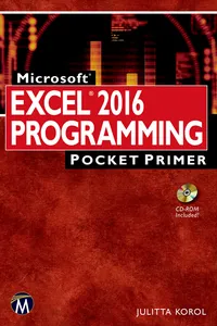Microsoft Excel 2016 Programming Pocket Primer_cover