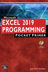 Microsoft Excel 2019 Programming Pocket Primer_cover