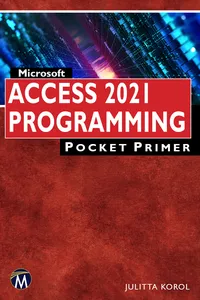 Microsoft Access 2021 Programming Pocket Primer_cover