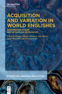 Acquisition and Variation in World Englishes_cover