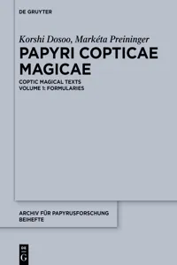 Papyri Copticae Magicae_cover