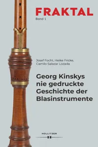 Georg Kinskys nie gedruckte Geschichte der Blasinstrumente_cover