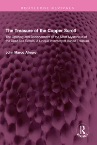 The Treasure of the Copper Scroll_cover