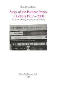 Story of the Pulitzer Prizes in Letters 1917 - 2000_cover