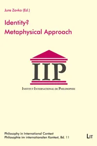 Identity? Metaphysical Approach_cover