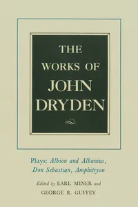 The Works of John Dryden, Volume XV_cover