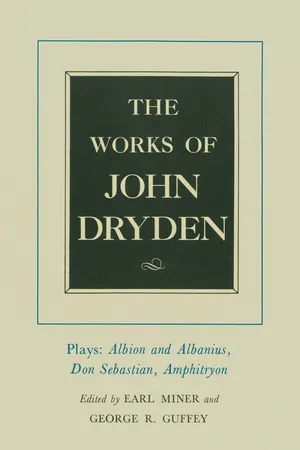 The Works of John Dryden, Volume XV