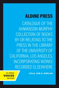 The Aldine Press_cover