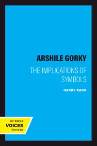 Arshile Gorky_cover