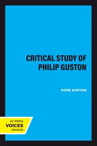 A Critical Study of Philip Guston_cover