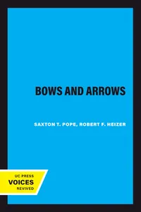 Bows and Arrows_cover