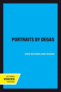 Portraits by Degas_cover