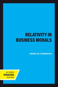 Relativity in Business Morals_cover