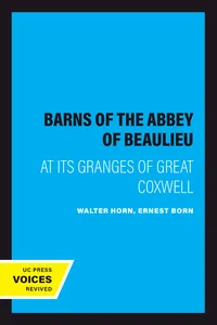 The Barns of the Abbey of Beaulieu_cover