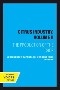 The Citrus Industry, Volume II_cover