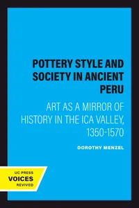 Pottery Style and Society in Ancient Peru_cover