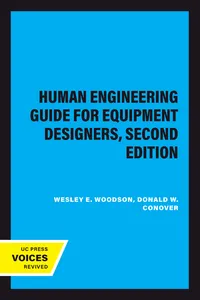 Human Engineering Guide for Equipment Designers, Second Edition_cover