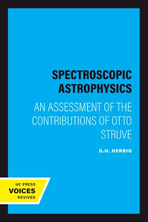 Spectroscopic Astrophysics