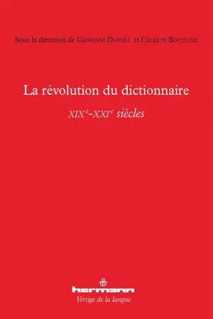 La révolution du dictionnaire