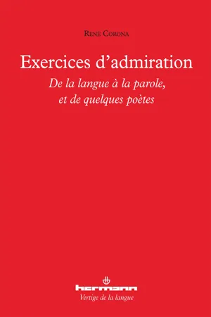 Exercices d'admiration