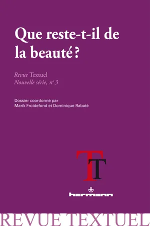 Que reste-t-il de la beauté?